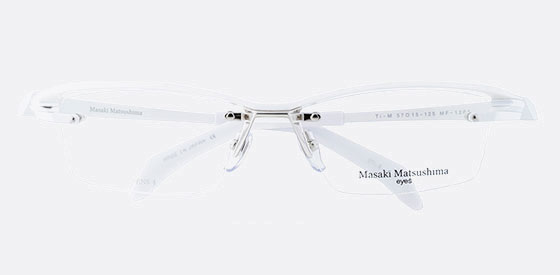 マサキマツシマ MF-1204 ホワイト - サングラス/メガネ